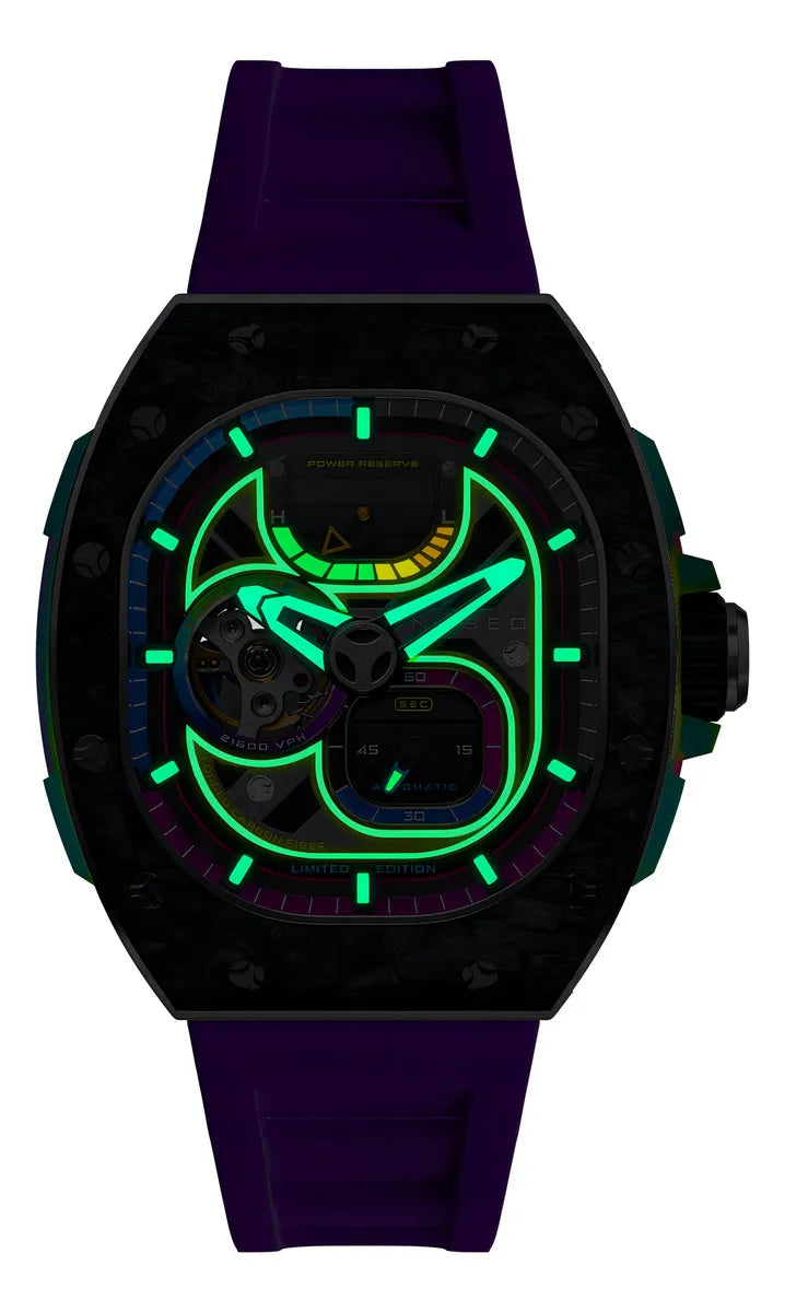 Reloj Automático NUBEO Indigo NB-6105-06 Caja Carbono Edición Limitada