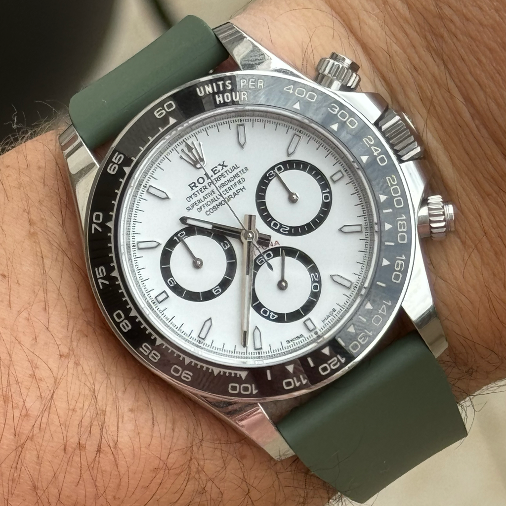 Green 20mm Universal Rubber Strap