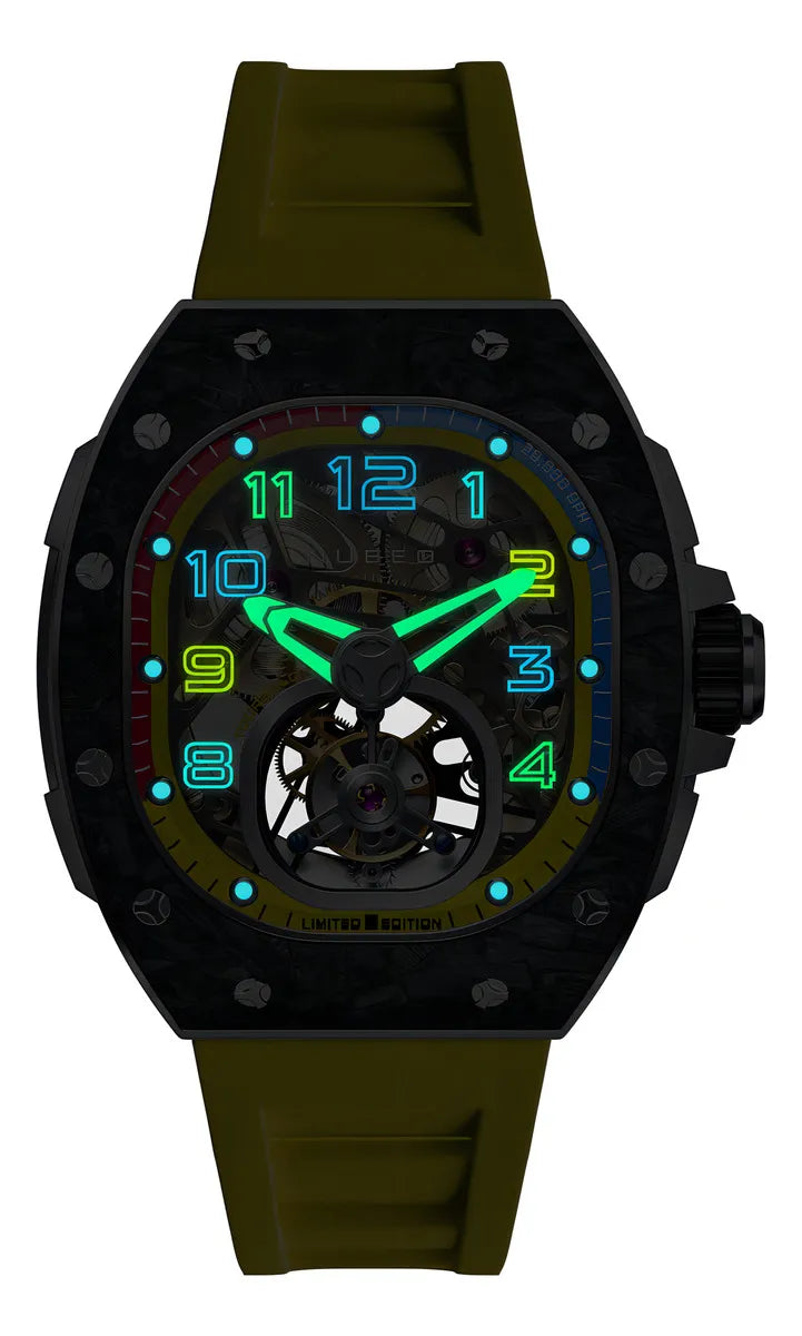 Reloj NUBEO Hombre Edición Limitada Tourbillon Esqueletizado