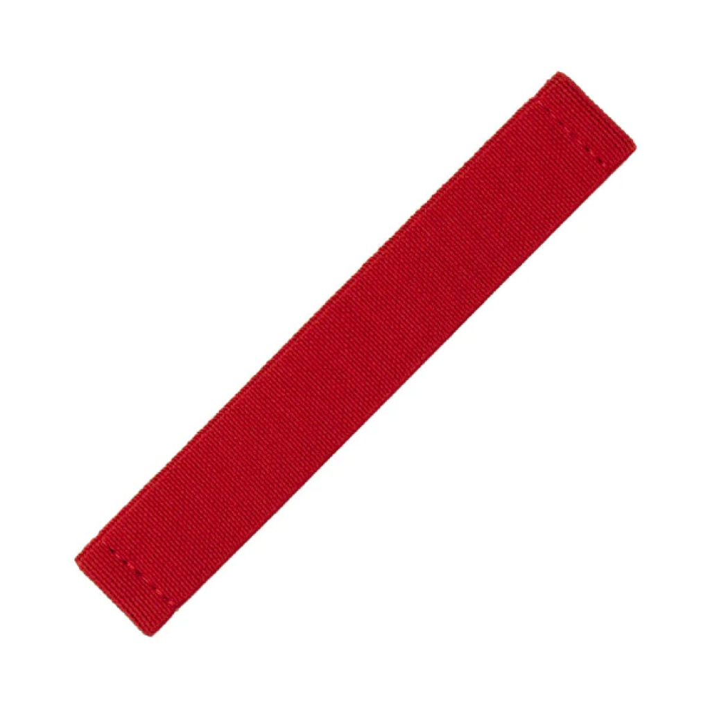 Tempomat Madrid, 20mm Red Elastic loop strap, universal fit, for rolex, omega, Moonswatch, omega x swatch and more