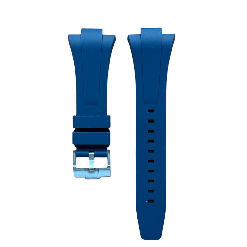 Tissot prx 35mm, prx 40mm rubber strap, navy blue