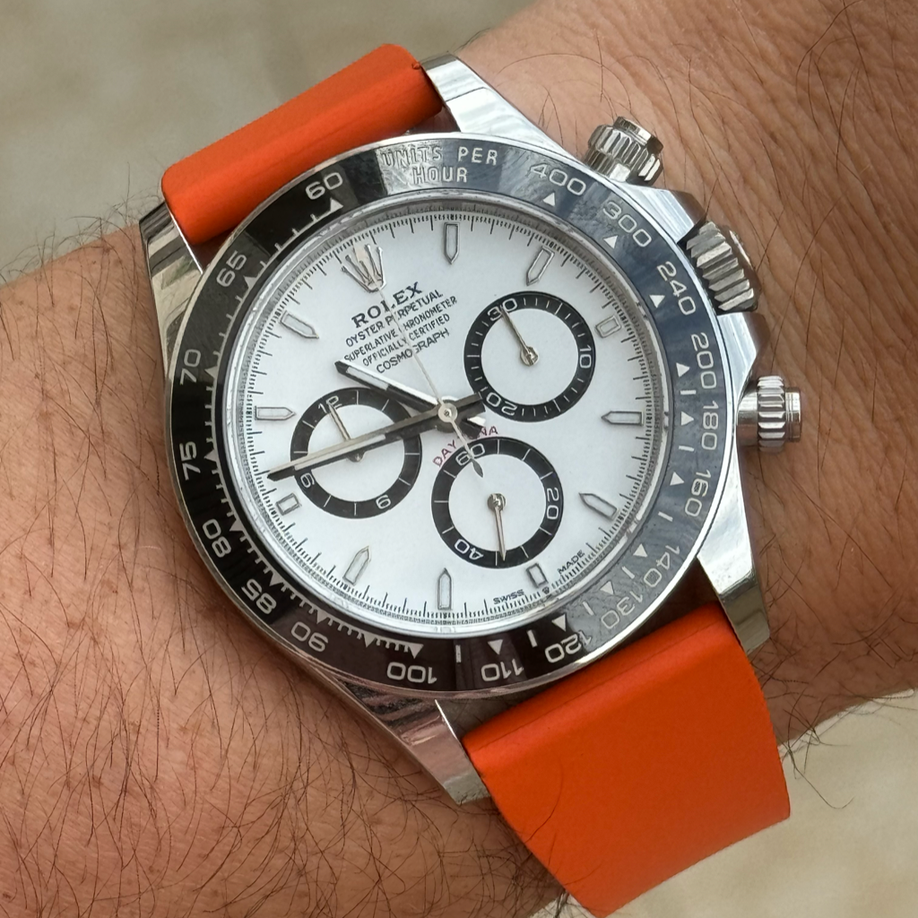 Orange 20mm Universal Rubber Strap