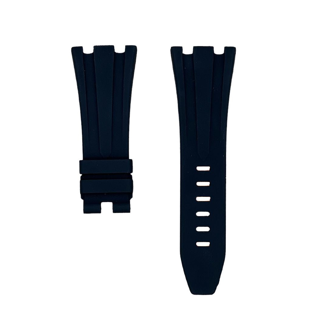 Tempomat Madrid affordable luxury watch accessories, 42mm black rubber straps for audemars piguet royal oak offshore