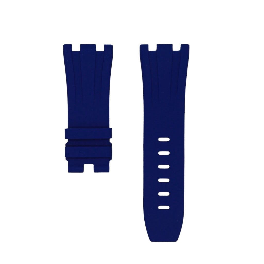 Tempomat Madrid, Navy Blue Rubber Strap for Audemars Piguet, royal oak offshore 44mm