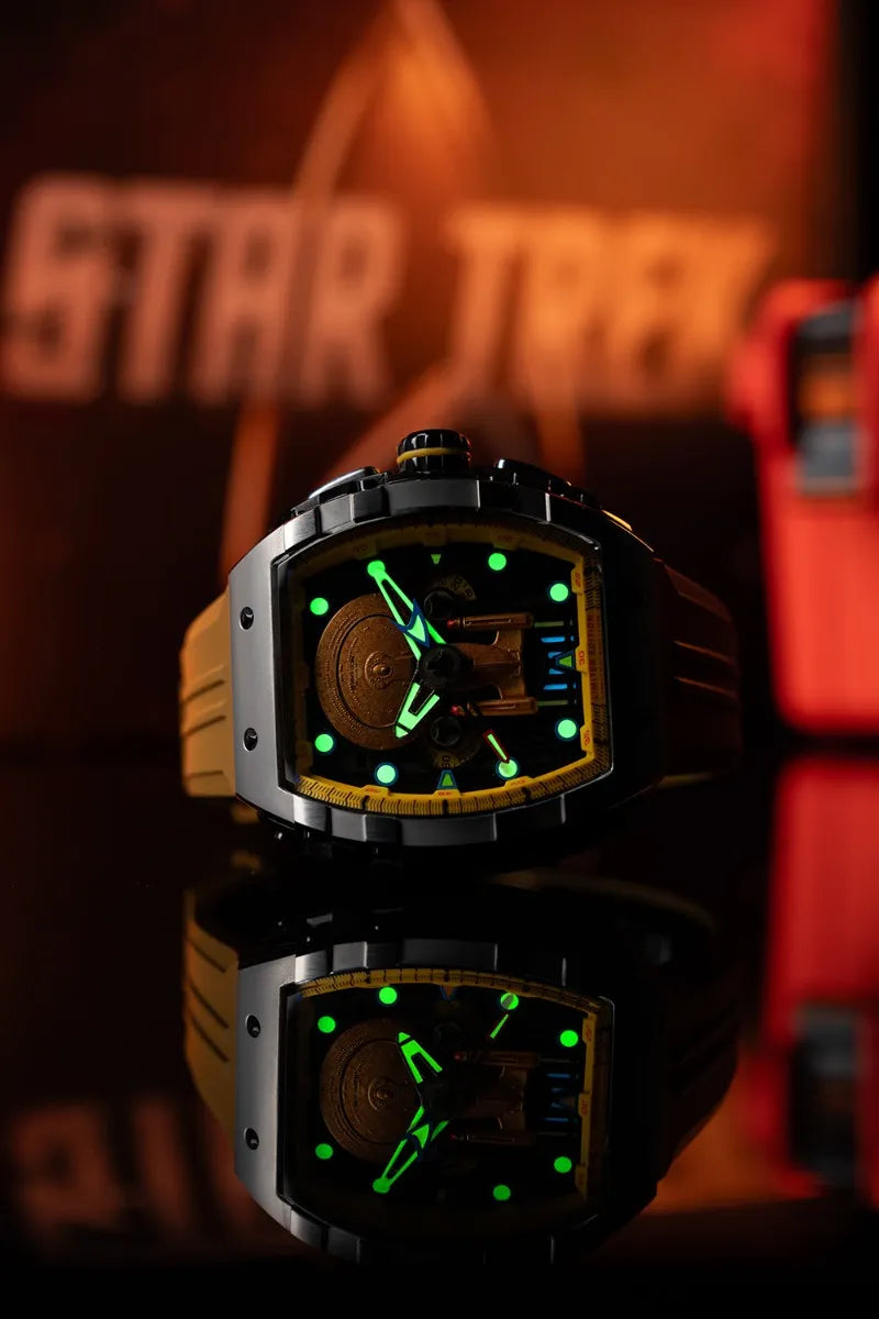 Nubeo NB-6097 - Reloj cronógrafo Magellan Star Trek Enterprise-d