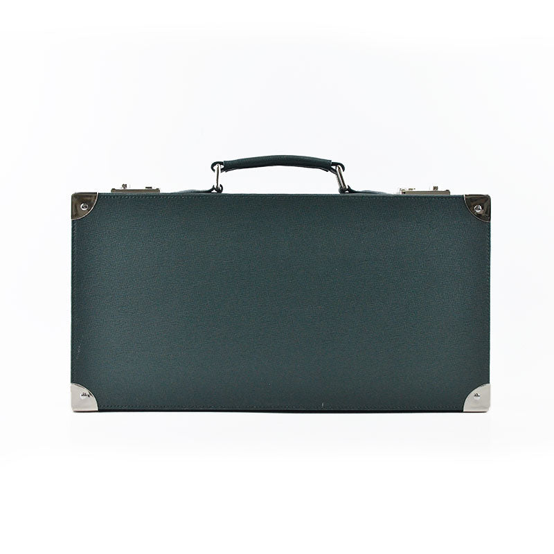 Tempomat Madrid, Green Saffiano leather watch box for collectors