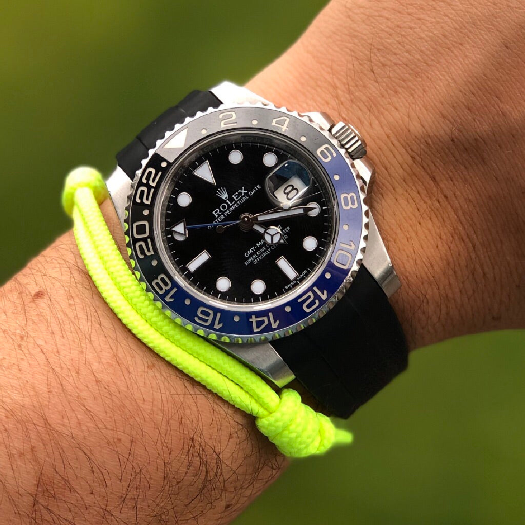 Tempomat Madrid, 20mm black rubber strap for rolex, 20mm rubber strap for omega