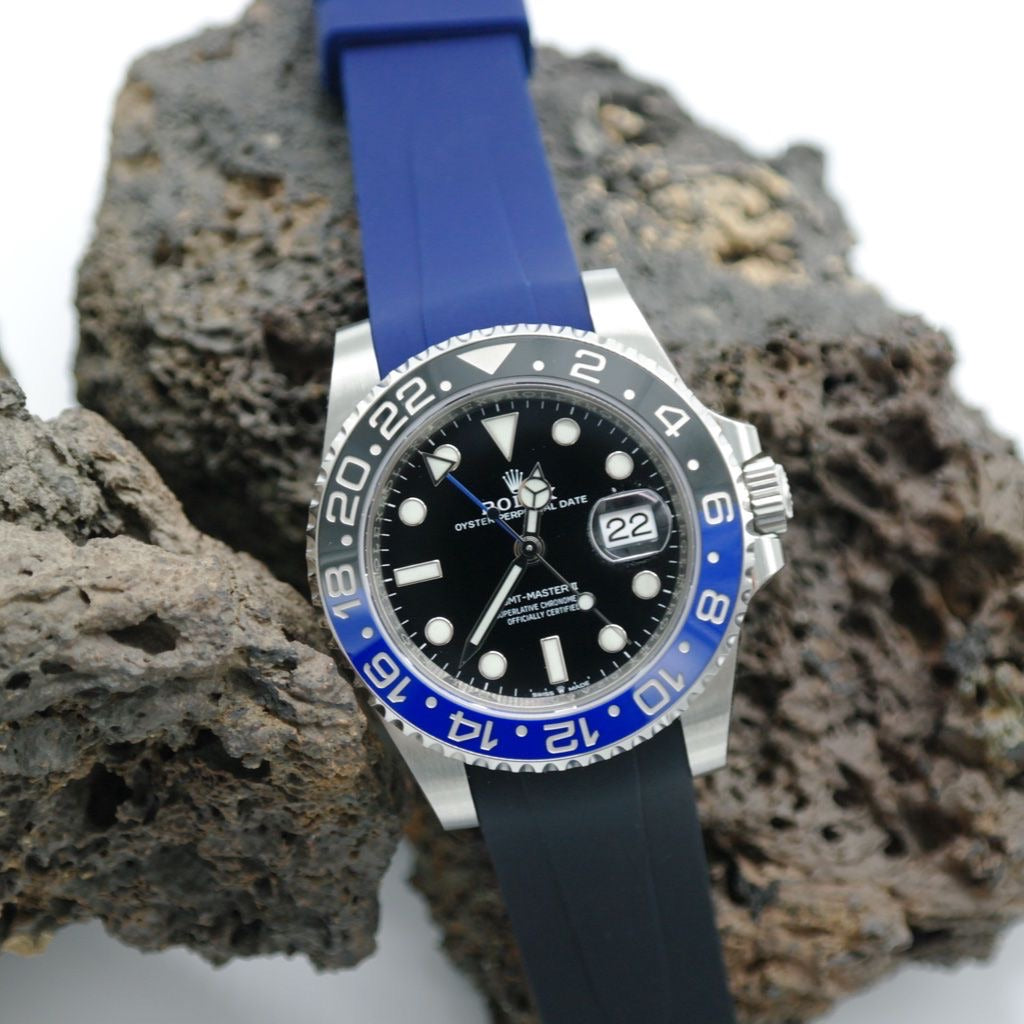 Tempomat Madrid, 20mm Batman rubber strap for rolex, 20mm rubber strap for omega