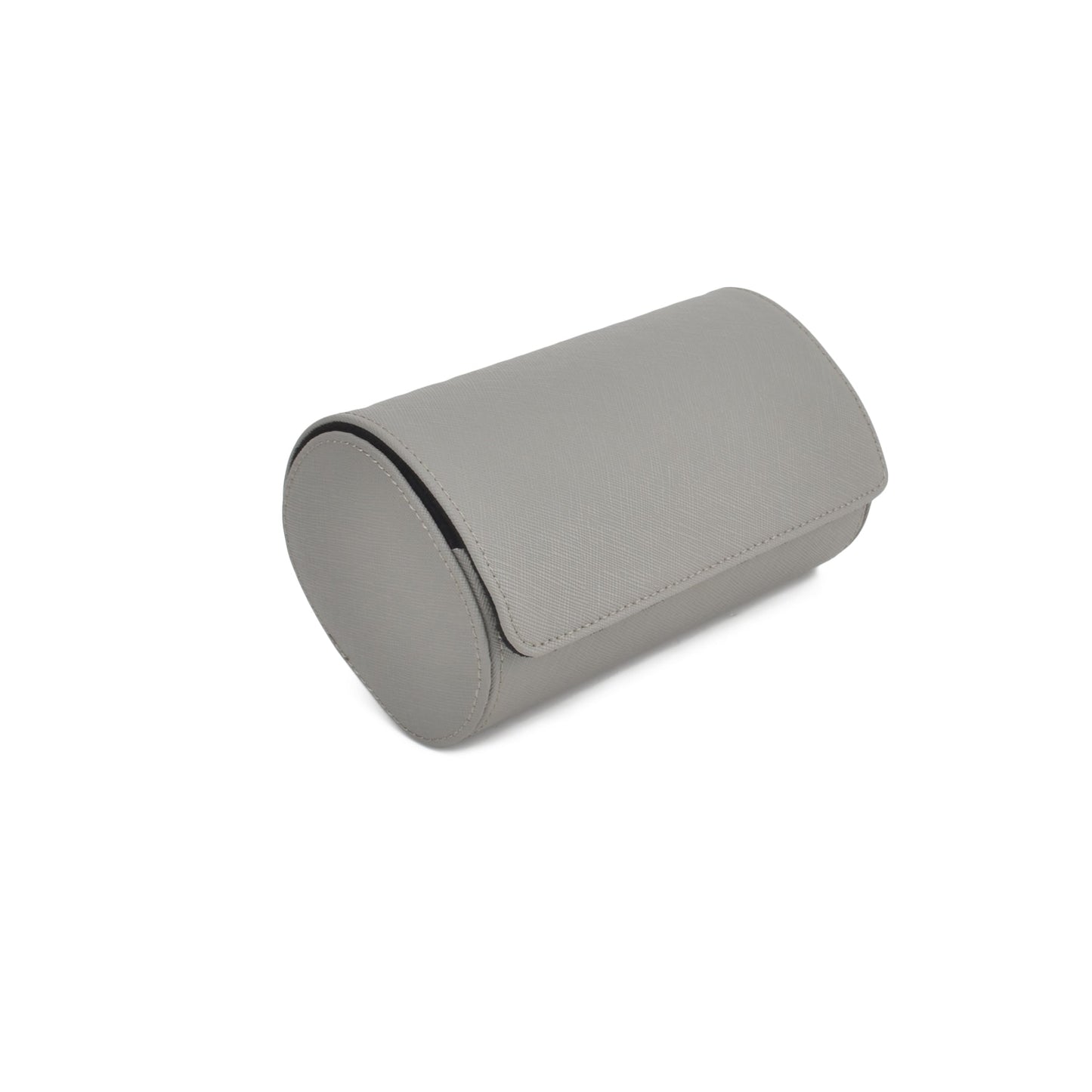 Tempomat Madrid, Grey Saffiano leather watch roll for collectors