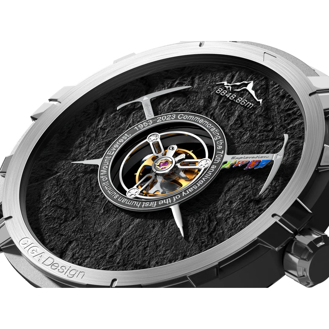 CIGA design Central Tourbillon Watch · Everest 70th Anniversary Edition