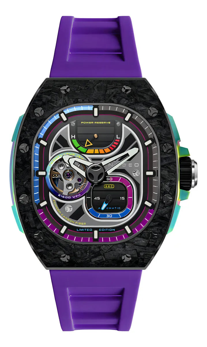 Reloj Automático NUBEO Indigo NB-6105-06 Caja Carbono Edición Limitada