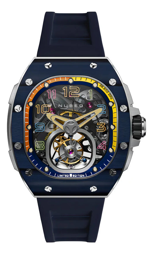 Reloj Hombre Nubeo Rare Blue Tourbillón Edición Limitada