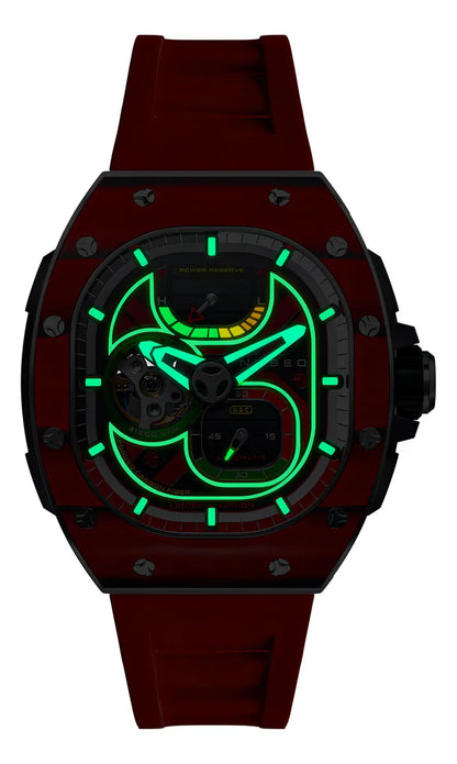 Reloj Nubeo Devils Red NB-6105-03 Automático Edición Limitada