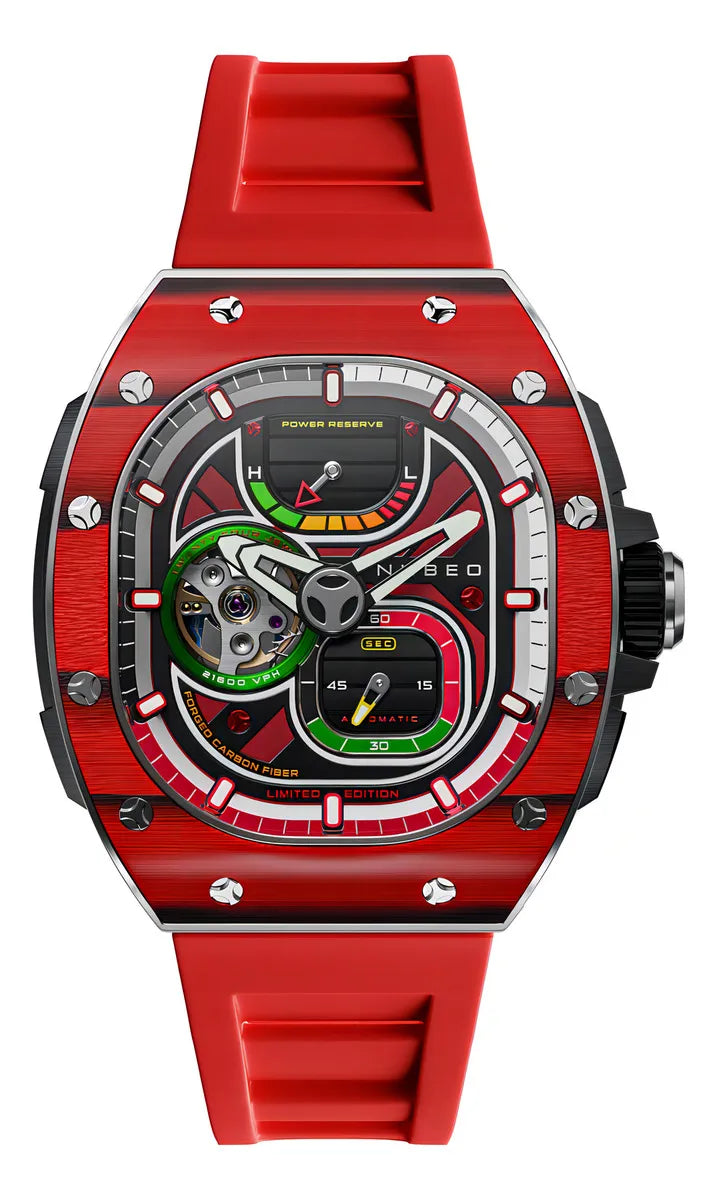 Reloj Nubeo Devils Red NB-6105-03 Automático Edición Limitada