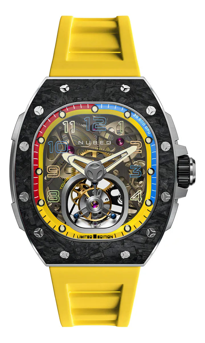 Reloj NUBEO Hombre Edición Limitada Tourbillon Esqueletizado