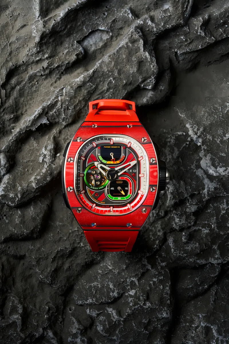 Reloj Nubeo Devils Red NB-6105-03 Automático Edición Limitada