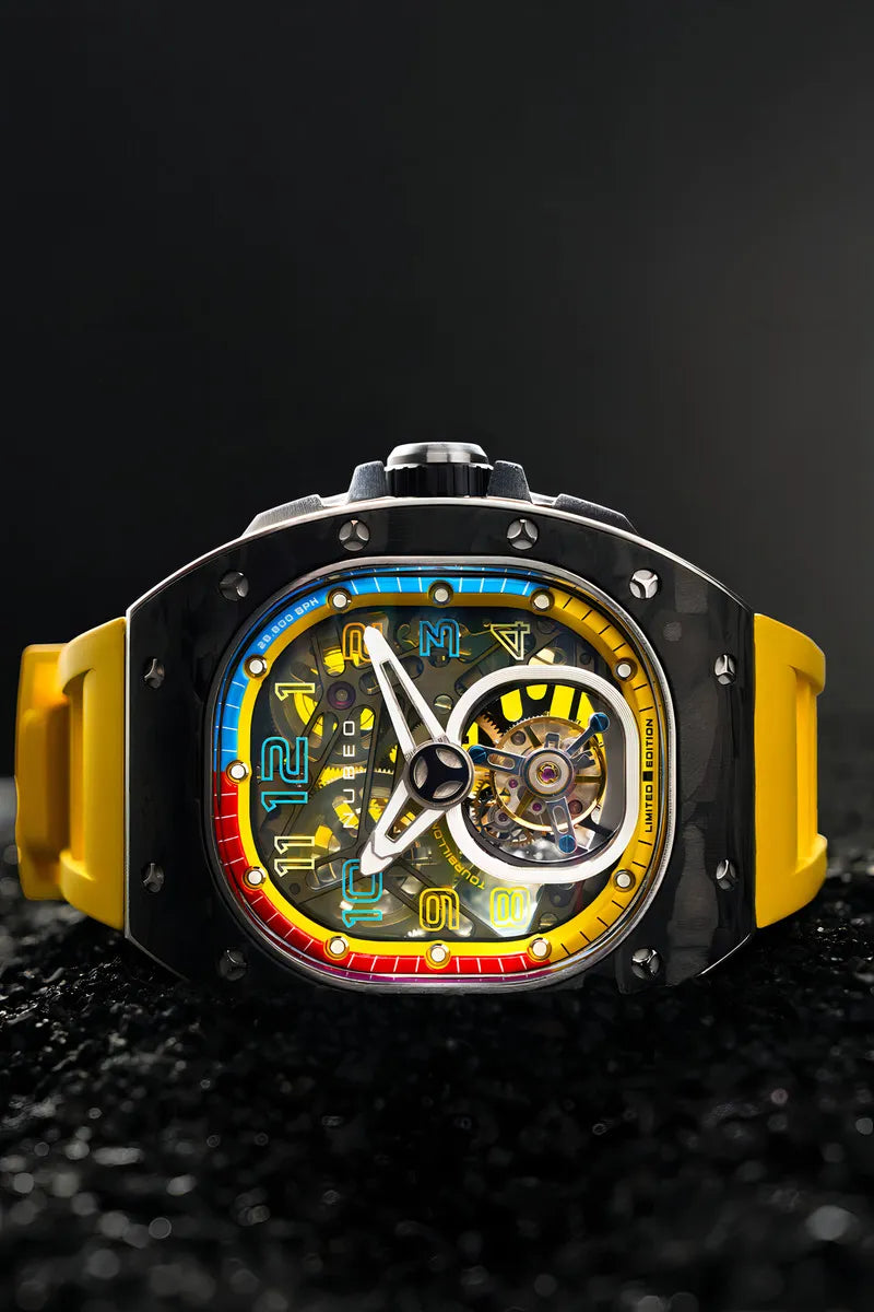 Reloj NUBEO Hombre Edición Limitada Tourbillon Esqueletizado