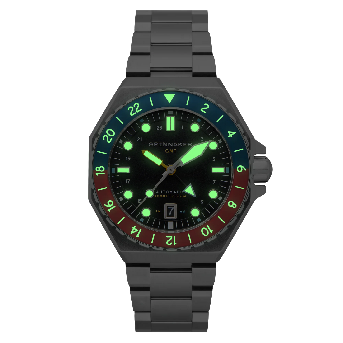 Dumas GMT Automatic Cobalt Crimson