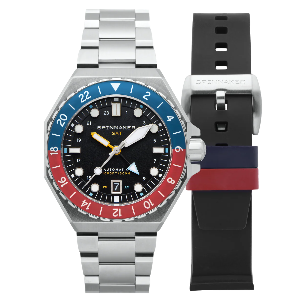 Dumas GMT Automatic Cobalt Crimson