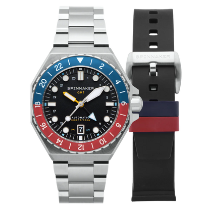 Dumas GMT Automatic Cobalt Crimson