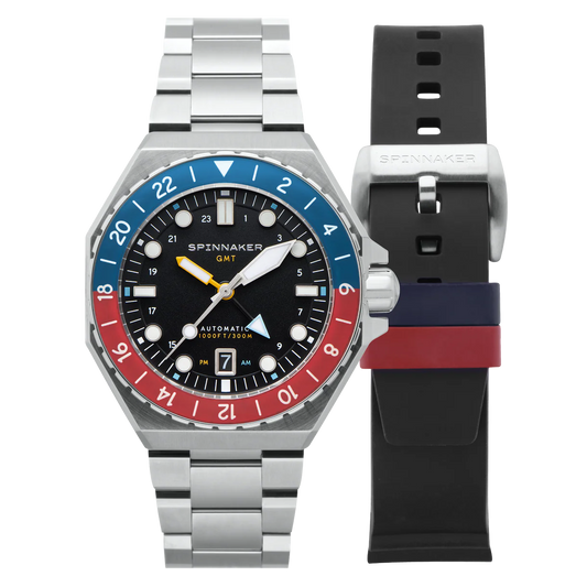Dumas GMT Automatic Cobalt Crimson