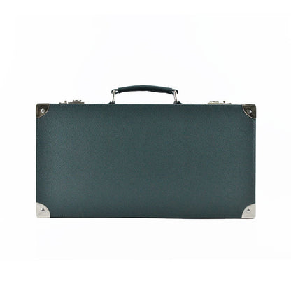 Tempomat Madrid, Green Saffiano leather watch box for collectors