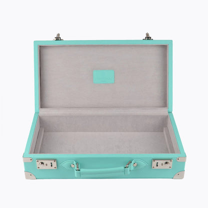 Tempomat Madrid, Tiffany Blue / Sky Blue Saffiano leather watch box for collectors