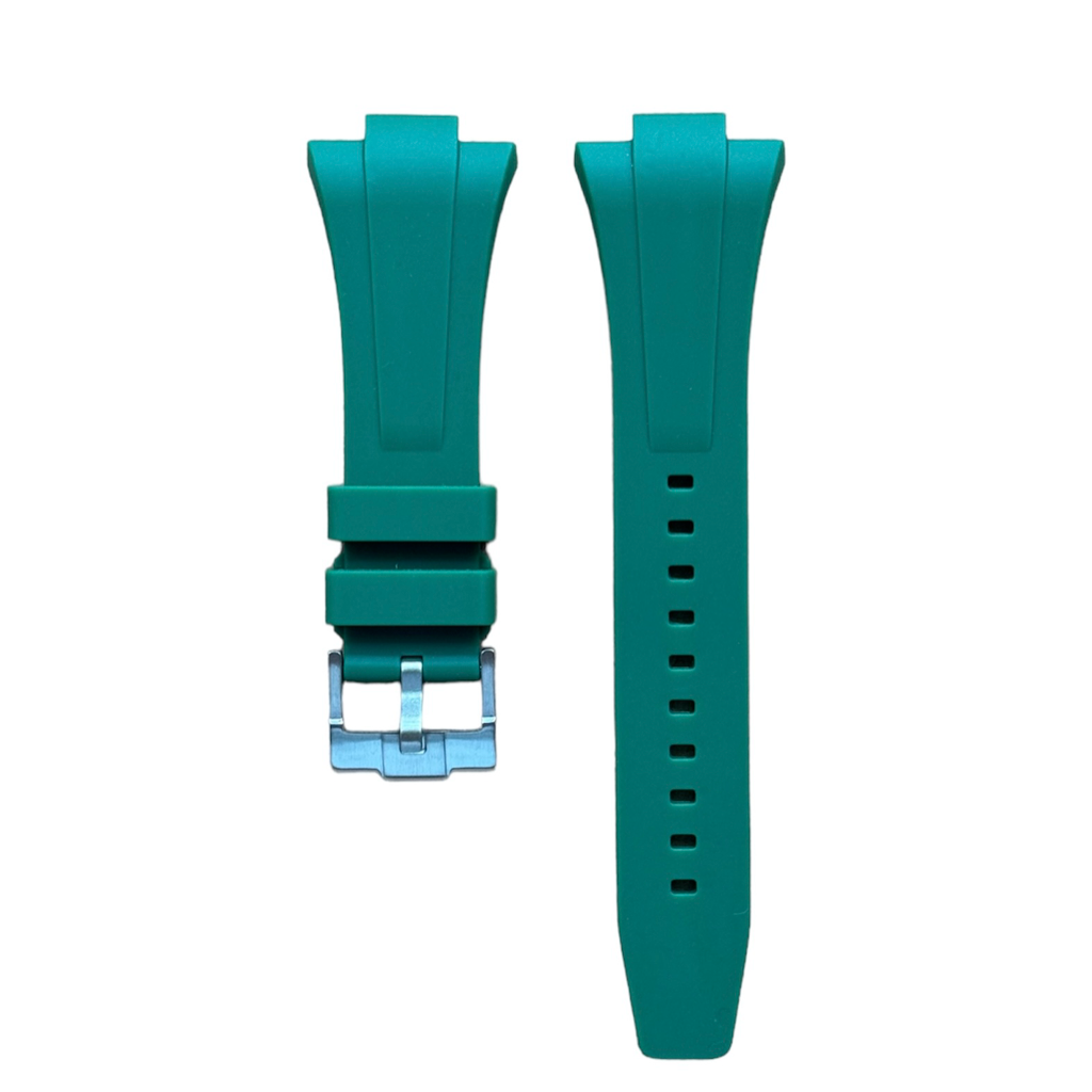 Tissot prx 35mm, prx 40mm rubber strap, green 