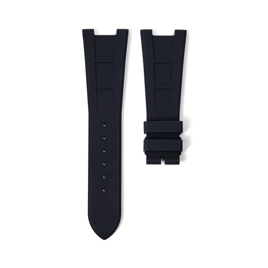 Tempomat Madrid, Black FKM Vulcanized Rubber Strap for Patek Philippe Nautilus