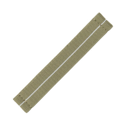Khaki-White  Elastic loop