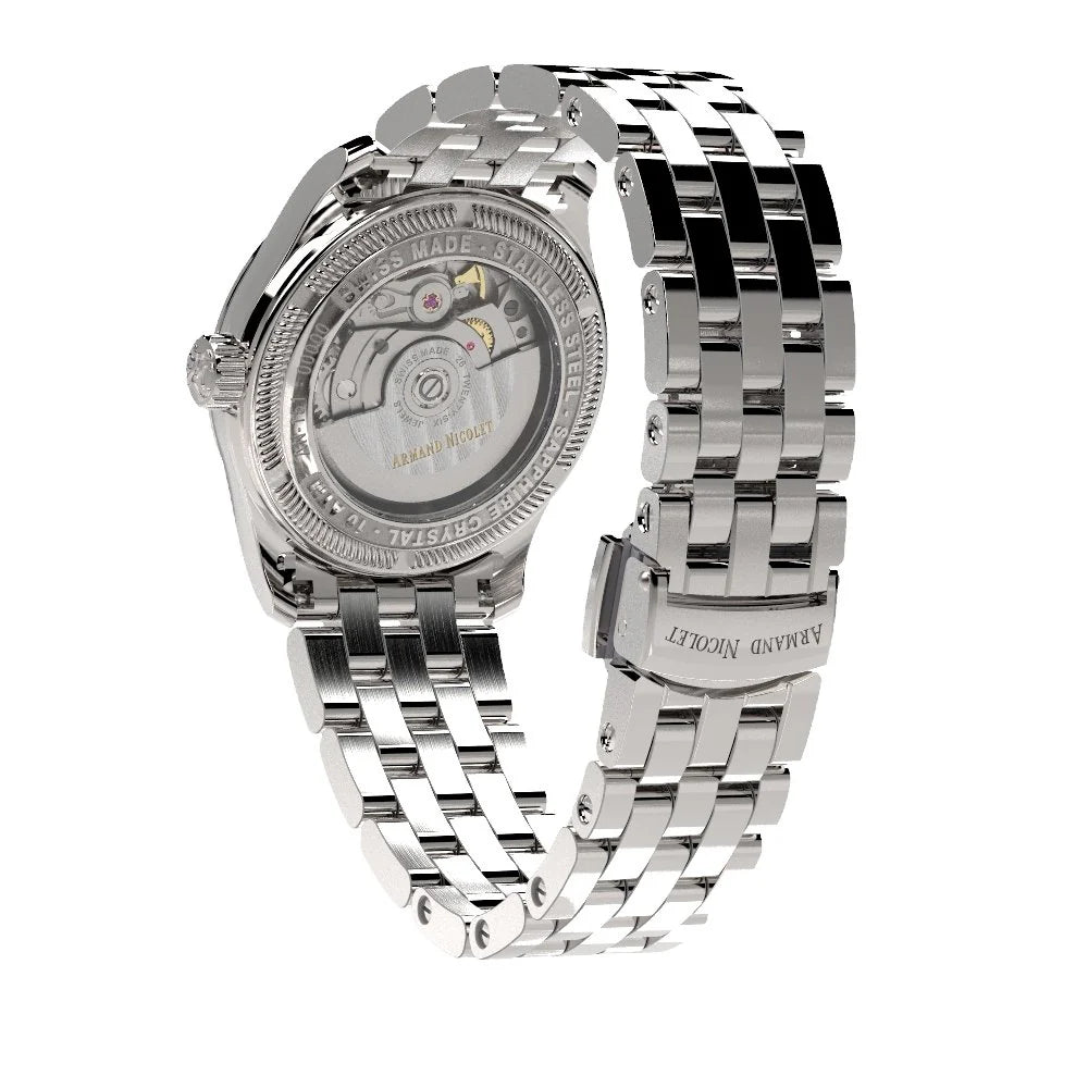 Armand Nicolet Ladies Watch M03-3 Stainless Steel  ACERO