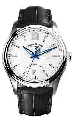 RELOJ DE PULSO PARA CABALLERO ARMAND NICOLET DE PIEL COLOR NEGRO