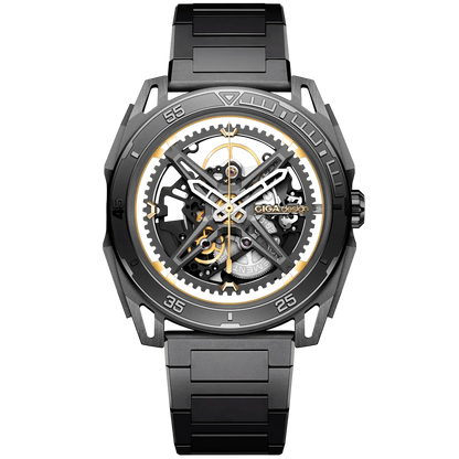 CIGA design ROUND AUTOMATIC SKELETON WATCH · FALCON