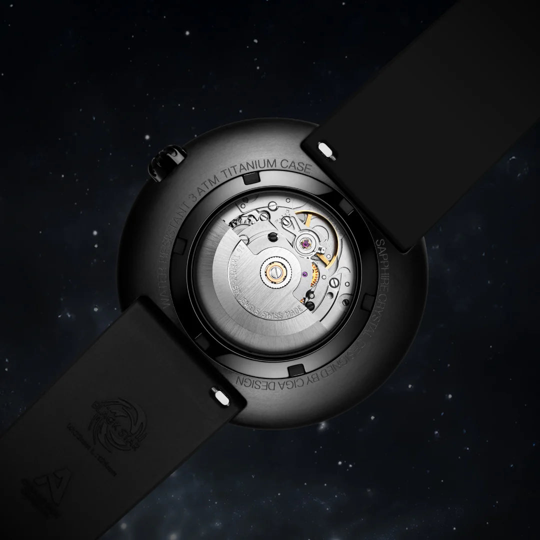 CIGA design x Label Noir Automatic Watch Blue Planet II