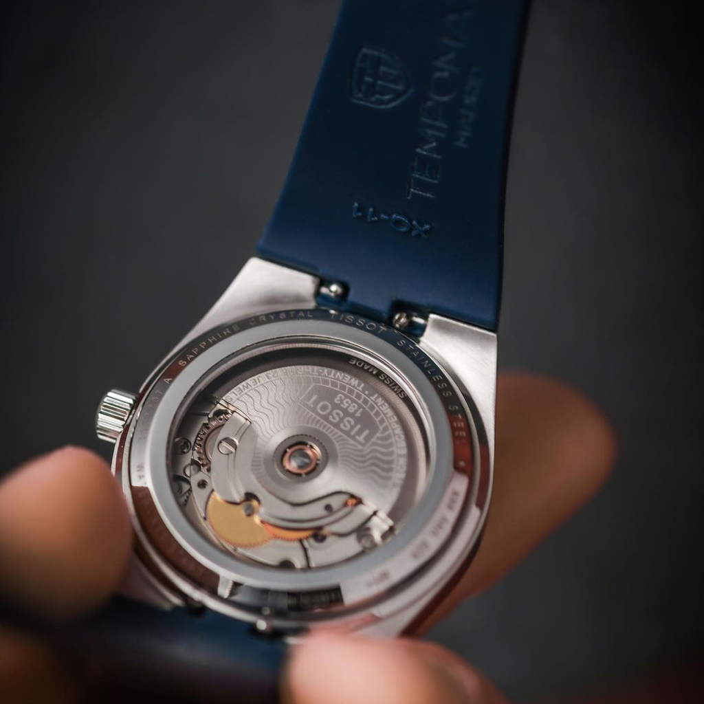 Tissot prx rubber strap, 40mm & 35mm tissot prx , blue tempomat madrid