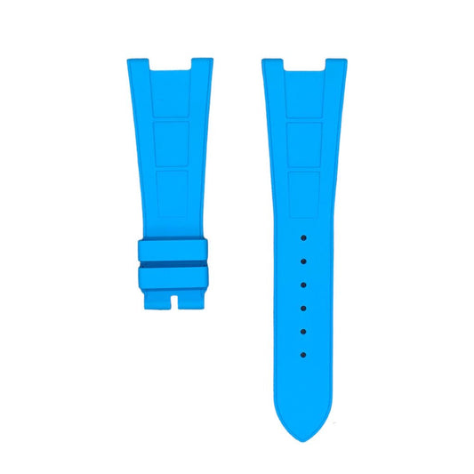 Tempomat Madrid, Miami Blue / Marbella Blue FKM Vulcanized Rubber Strap for Patek Philippe Nautilus