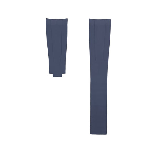 Rolex deployant rubber strap, FKM vulcanized rubber, Grey 
