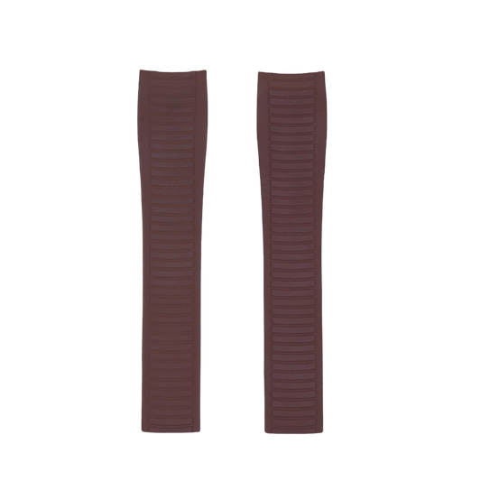 Tempomat Madrid, Brown FKM Vulcanized Rubber Strap for Patek Philippe Aquanaut
