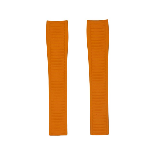 Tempomat Madrid, Orange FKM Vulcanized Rubber Strap for Patek Philippe Aquanaut