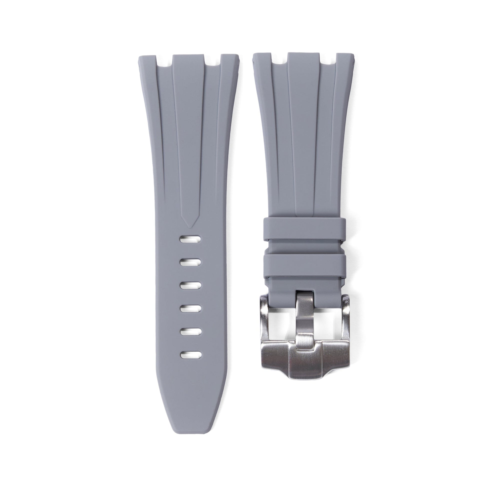 Tempomat Madrid, Grey Rubber Strap for Audemars Piguet, royal oak offshore 42mm