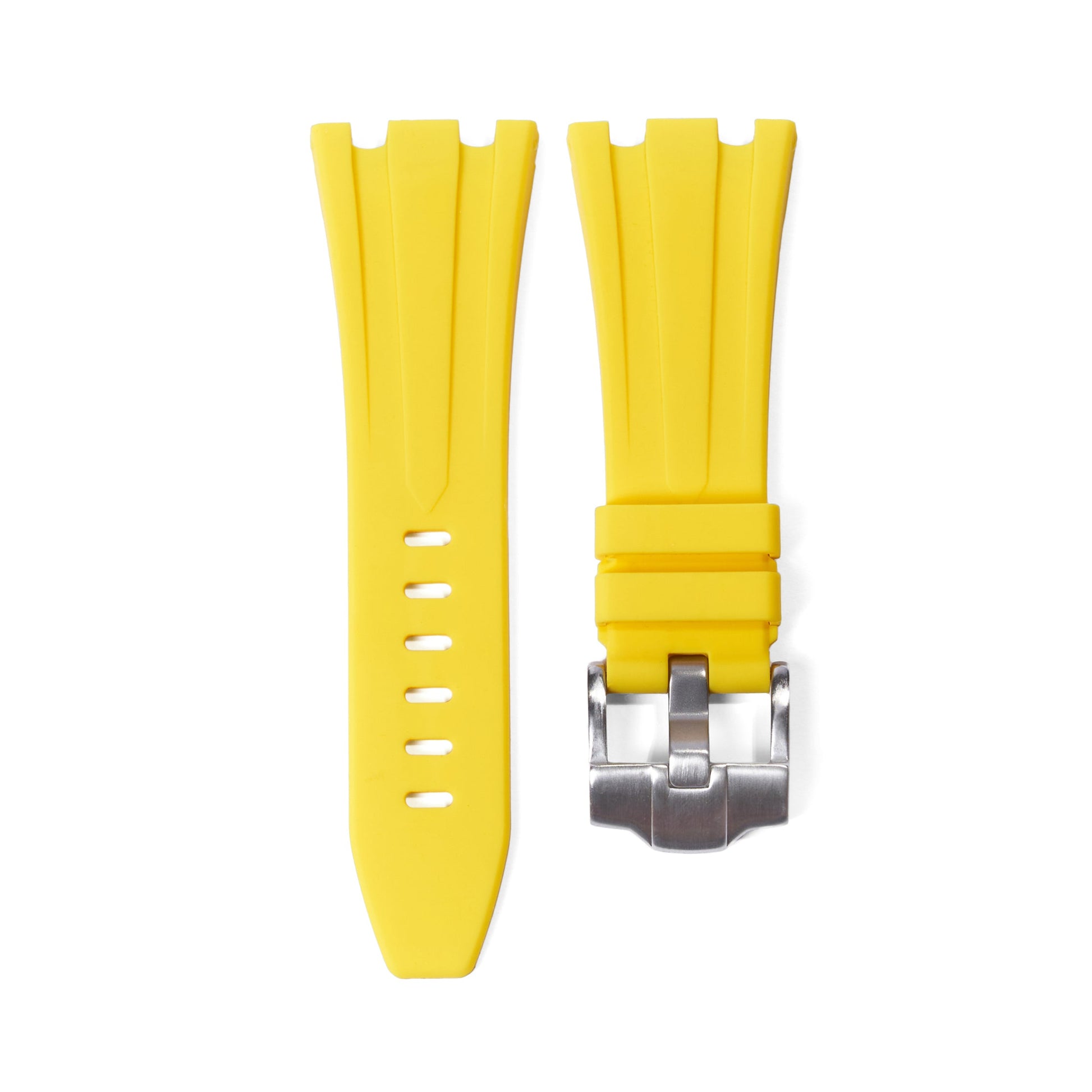 Tempomat Madrid, Yellow Rubber Strap for Audemars Piguet, royal oak offshore 42mm