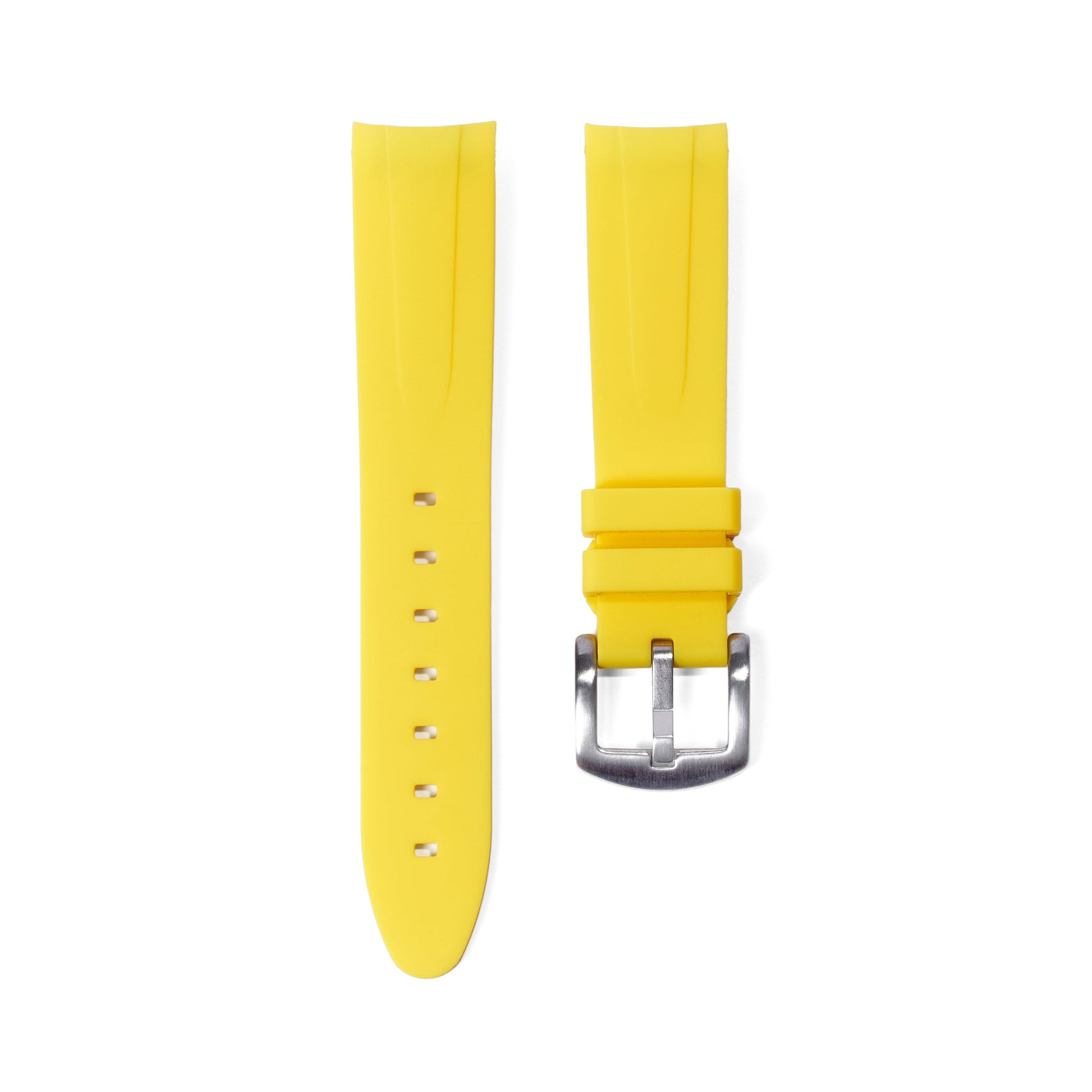Tempomat Madrid, 20mm Yellow rubber strap for rolex, 20mm rubber strap for omega