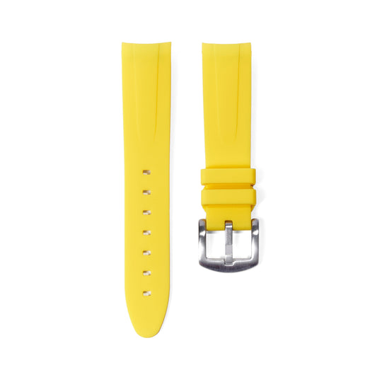 Tempomat Madrid, 20mm Yellow rubber strap for rolex, 20mm rubber strap for omega