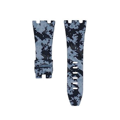 Tempomat Madrid, Digital Camouflage Rubber Strap for Audemars Piguet, royal oak offshore 42mm