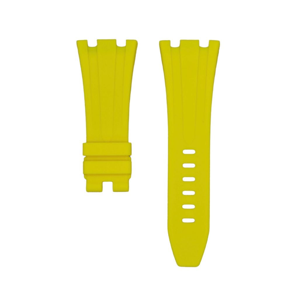 Tempomat Madrid, Yellow Rubber Strap for Audemars Piguet, royal oak offshore 42mm