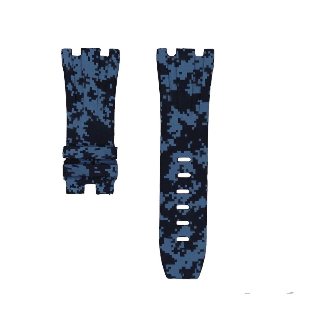 Tempomat Madrid, Digital Camouflage Rubber Strap for Audemars Piguet, royal oak offshore 44mm
