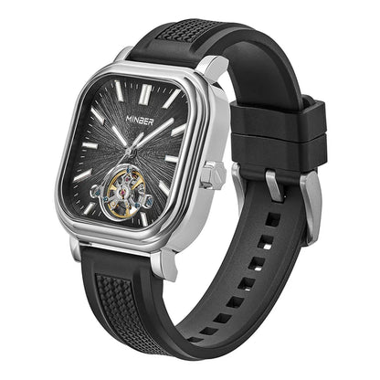 MINBER Automatic Skeleton Watch - Elegance in Motion - 9220-G2
