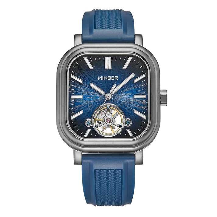 MINBER Automatic Skeleton Watch - Elegance in Motion - 9220-G2