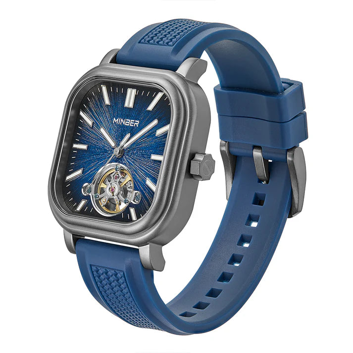 MINBER Automatic Skeleton Watch - Elegance in Motion - 9220-G2