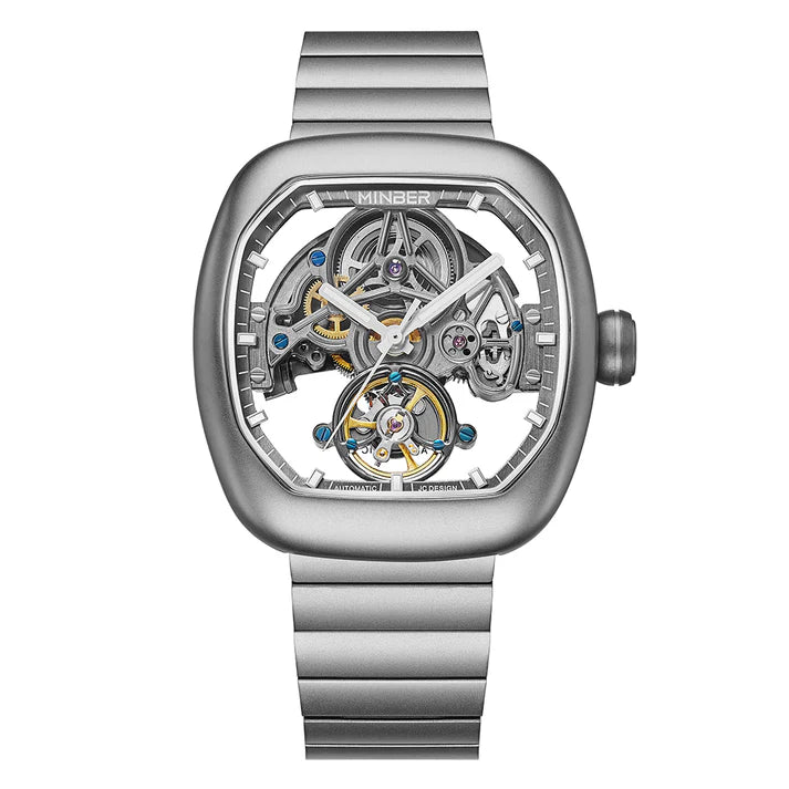 MINBER Automatic Skeleton Watch - Minimalist - 9253